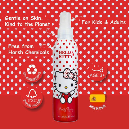 Hello Kitty Air-Val Perfume Body Spray Pink For Children, 200 ml