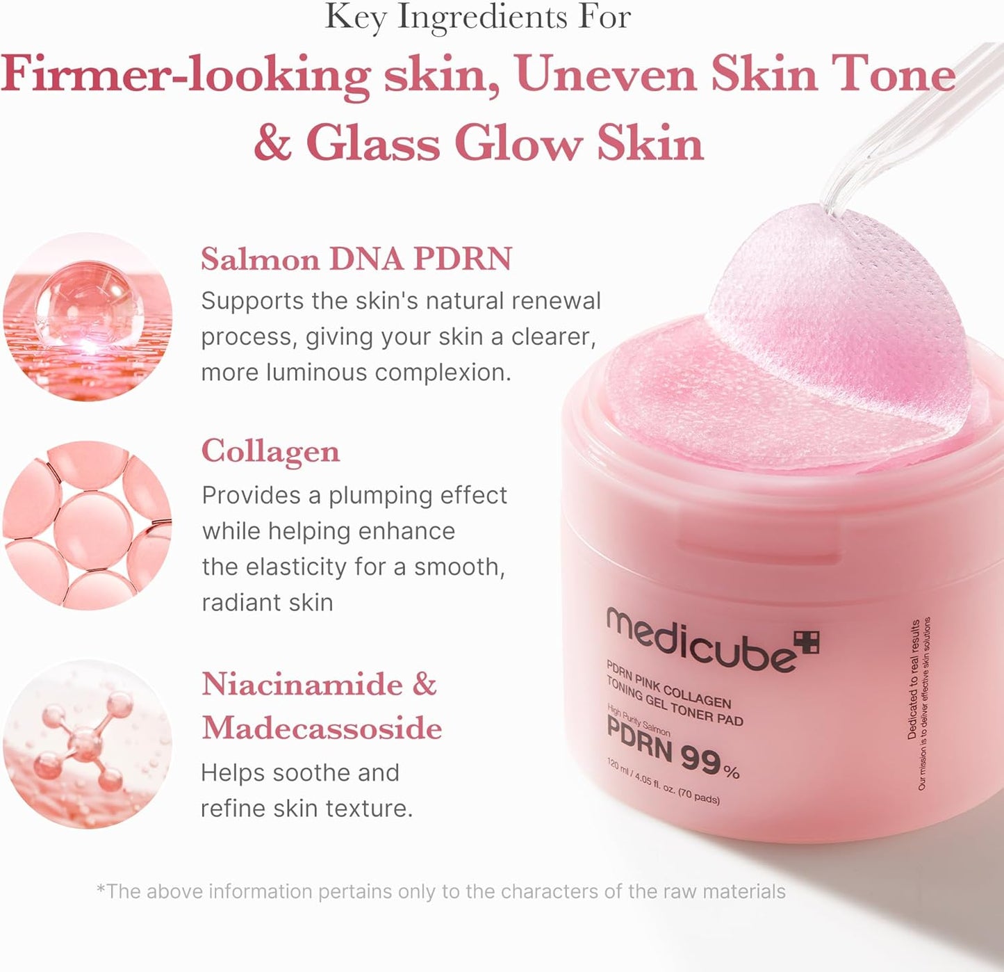Medicube Salmon DNA PDRN Pink Collagen Jelly Pad