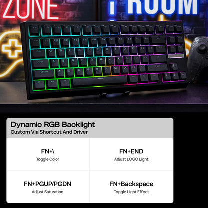 EPOMAKER G84 80% RGB Gaming Mechanical Keyboard