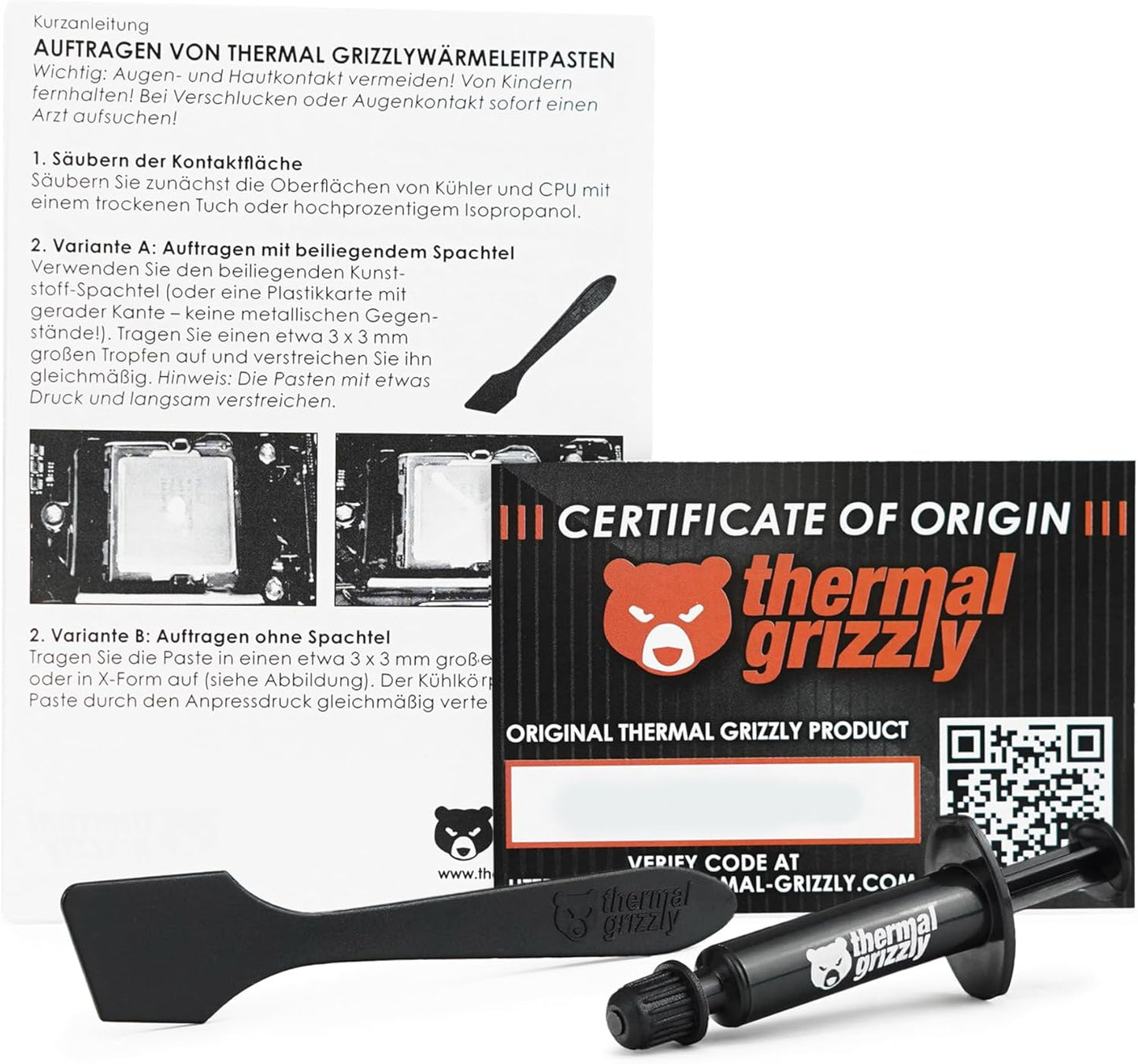 Thermal Grizzly Aeronaut - 1 Gram - High Performance Thermal Paste