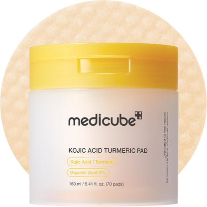 Medicube Toner Pads Kojic Acid Turmeric Clarifying Toner Pad