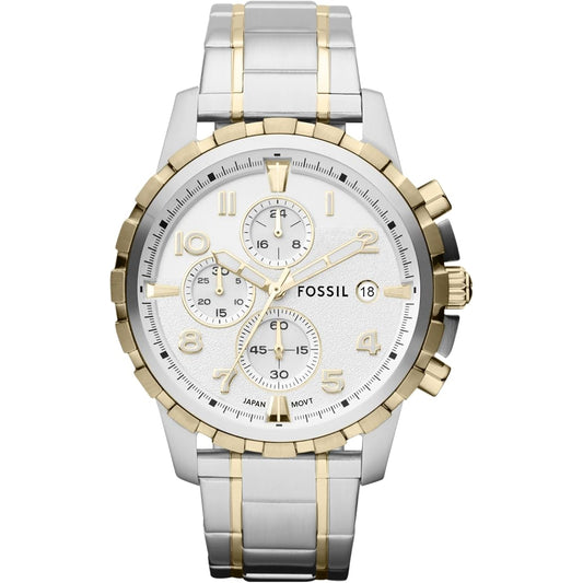 Fossil Men's Dean Stainless Steel Quartz Dress Chronograph Watch