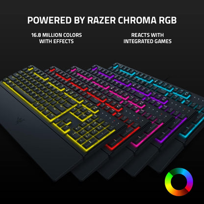 Razer Ornata V3 X Gaming Keyboard: US Layout, Low-Profile Keys