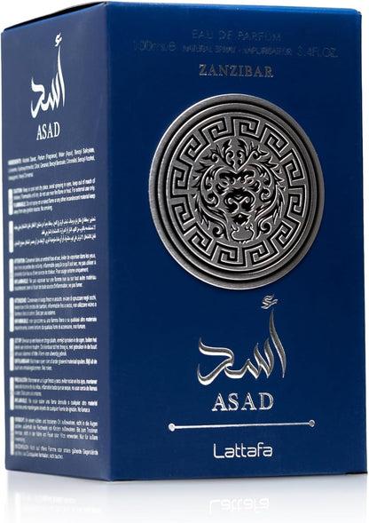 Lattafa Asad Zanzibar Eau de Parfum for Men 100 ml