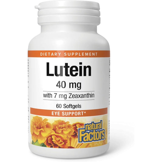 ناتشورال فاكتورز لوتين 40 ملغ 60 كبسولة هلامية