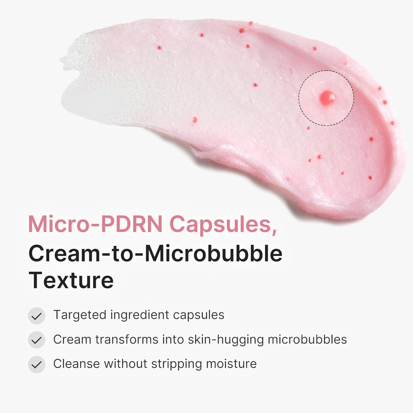 Medicube Facial Cleanser PDRN Pink Glutathione Capsule Foam Cleanser 120gr
