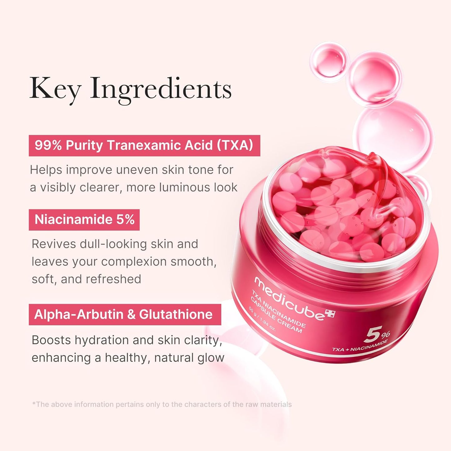Medicube Capsule Cream with TXA + Niacinamide