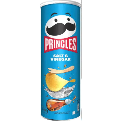 برينجلز بنكهة الملح والخل - 165 غرام