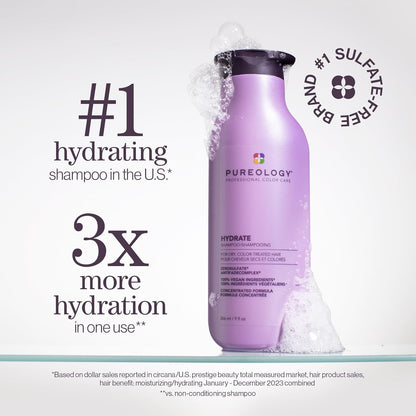 Pureology Hydrate, Moisturising Shampoo 266ml