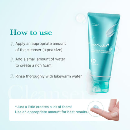 Medicube Facial Cleanser Azelaic Acid Whip Cleanser 120g