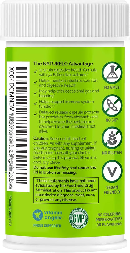 مكمل بروبيوتيك من ناتشوريلو - 30 كبسولة نباتية