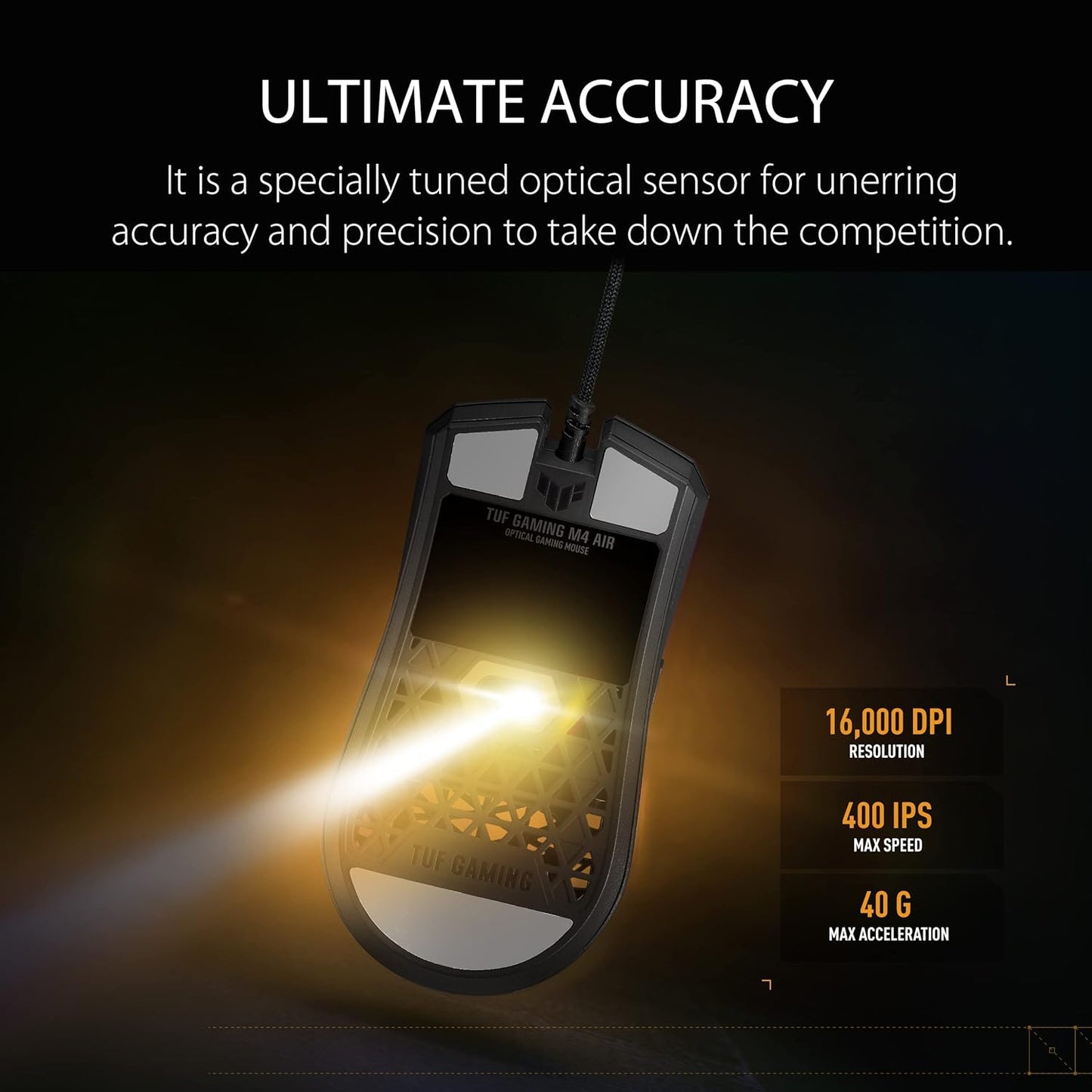 ASUS TUF Gaming M4 Air Wired Gaming Mouse