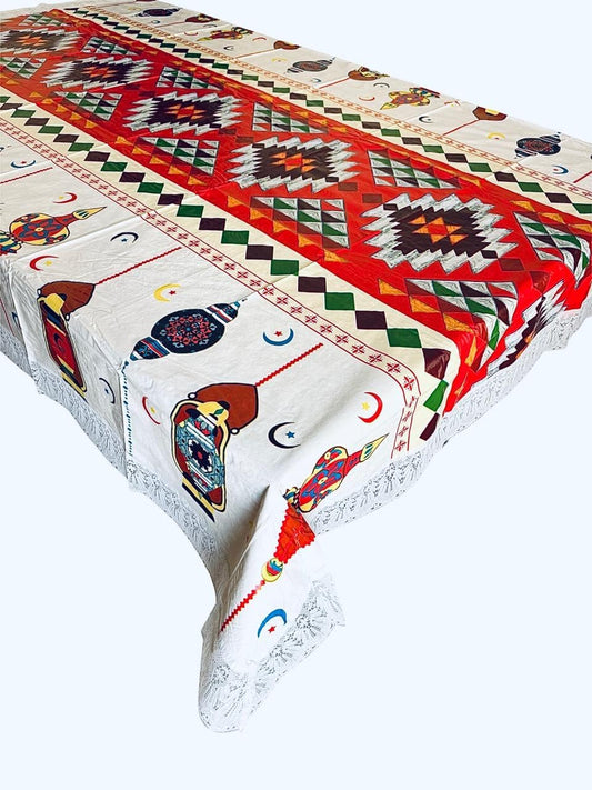 غطاء مائدة رمضان من فام - 140×180 سم