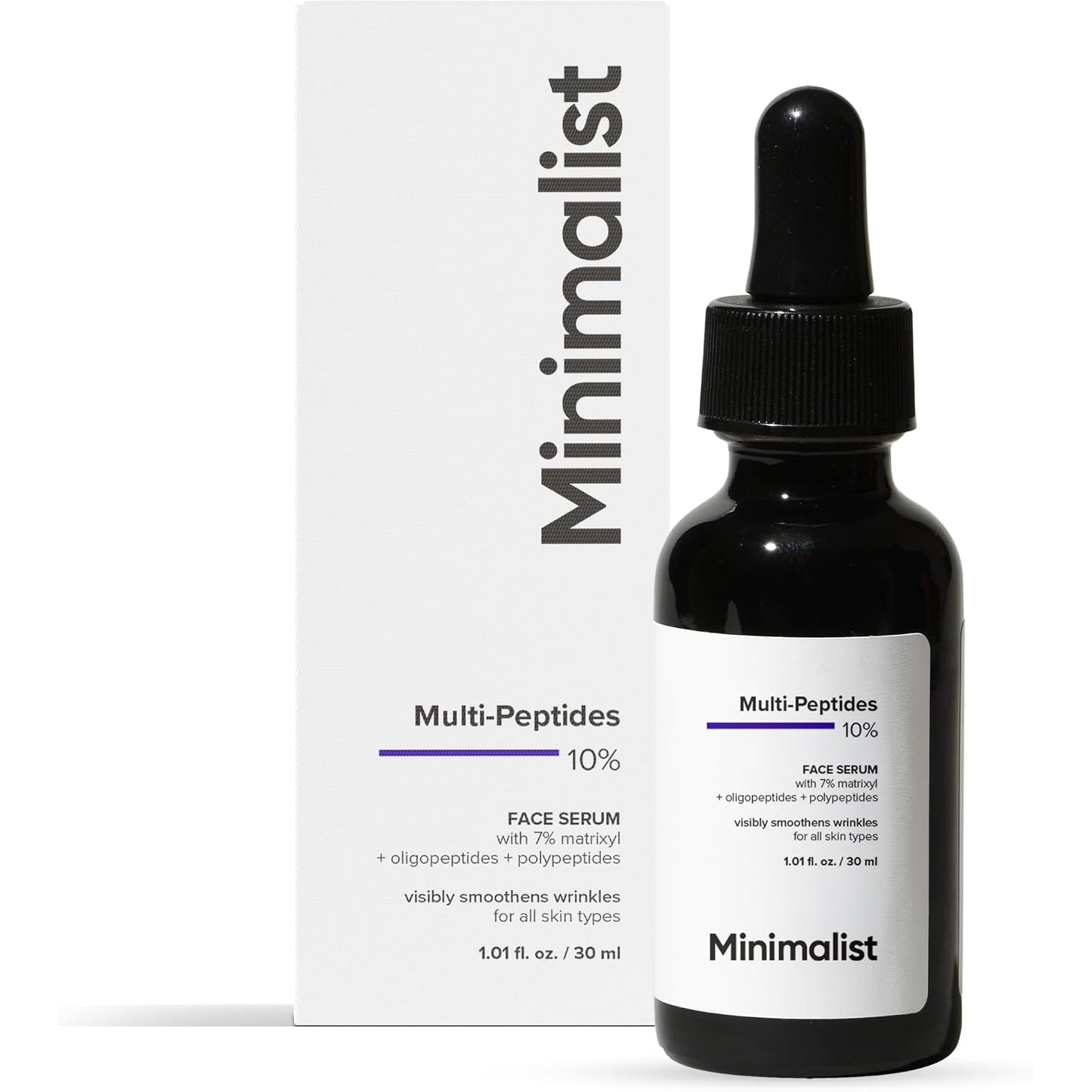 Minimalist Collagen Boosting Serum with 10% Multi-Peptides 30ml