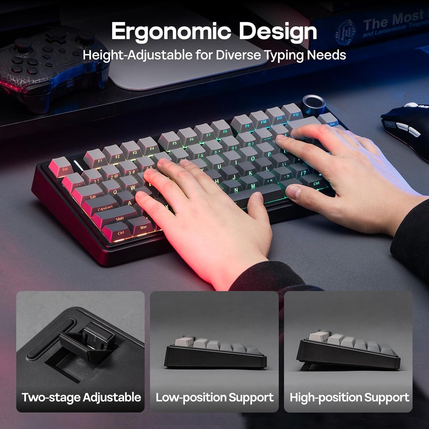 EPOMAKER x AULA F75 Gasket Mechanical Keyboard