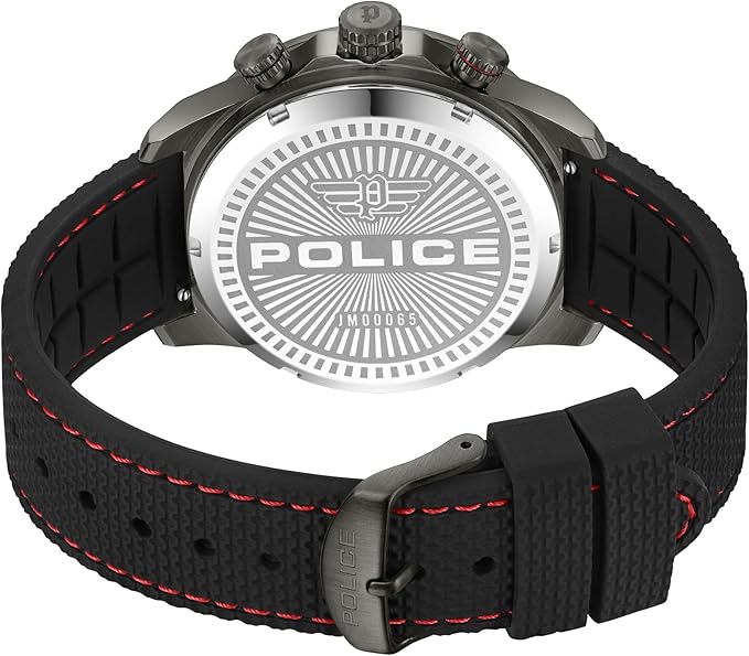 Police Rotorcrom Gents Watch With Silicone Strap