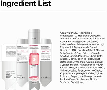 Anua Niacinamide TXA Brightening Booster Toner 250ml