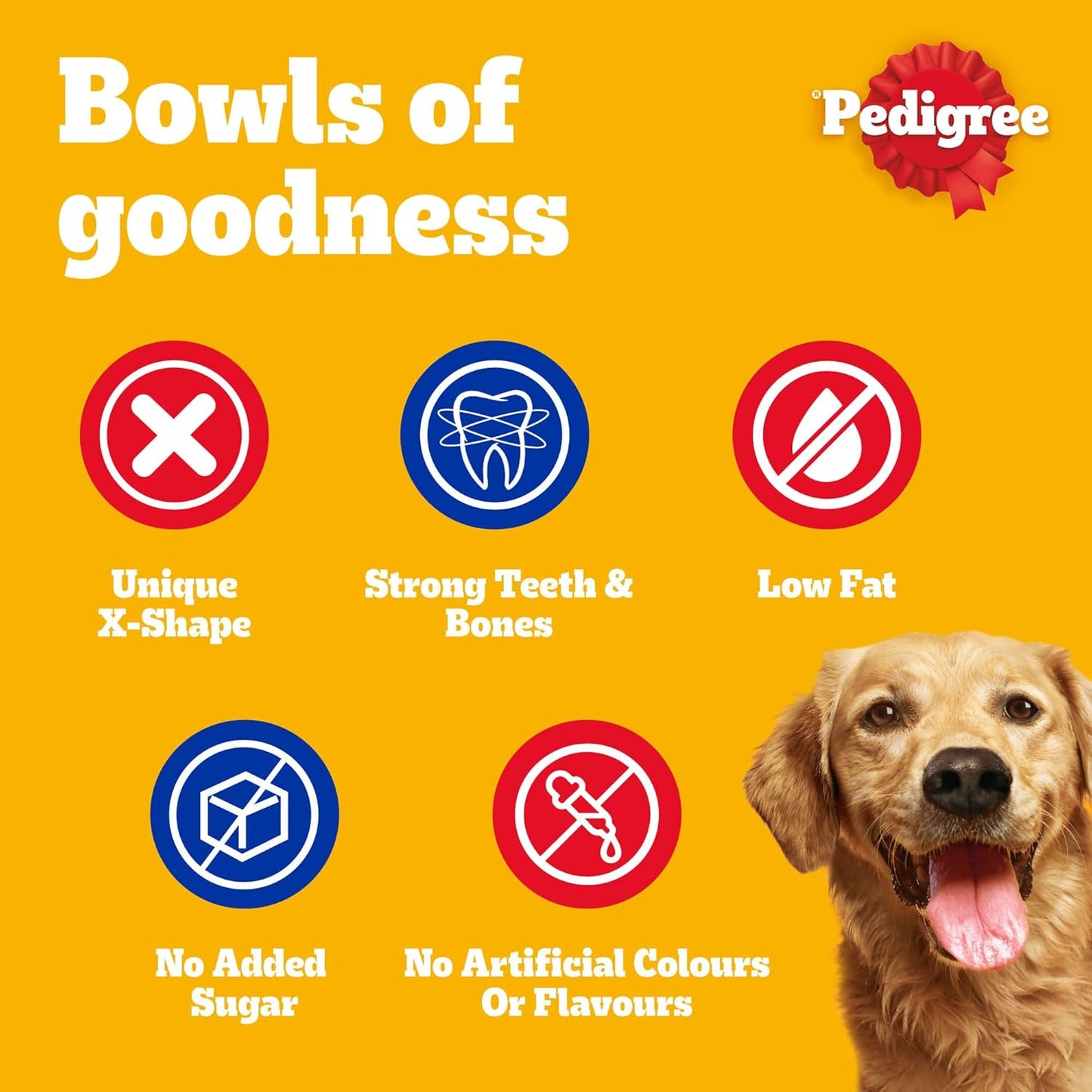 مكافآت الكلاب من بيديجري، مكافآت دينتا ستيكس للكلاب، بنكهة الدجاج، 270 غرام