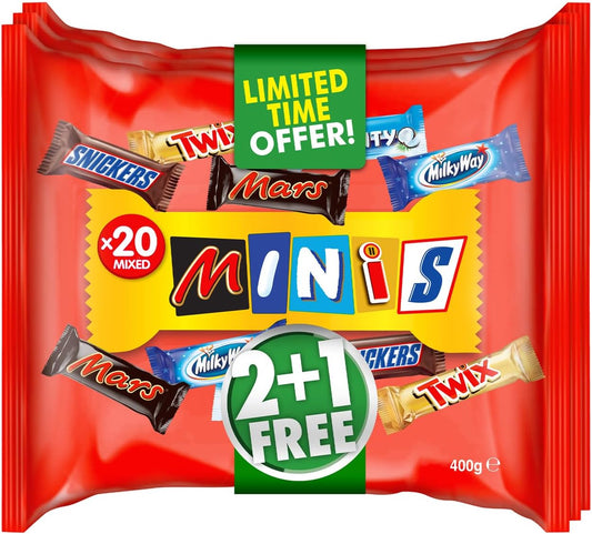 شوكولاتة جالاكسي ميني مشكلة 400 غرام 2+1