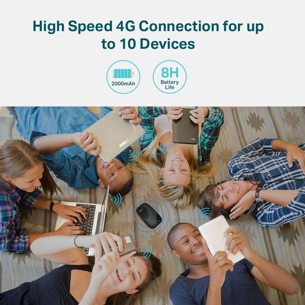 TP-Link M7000 4G+ MiFi, Portable Travel WiFi