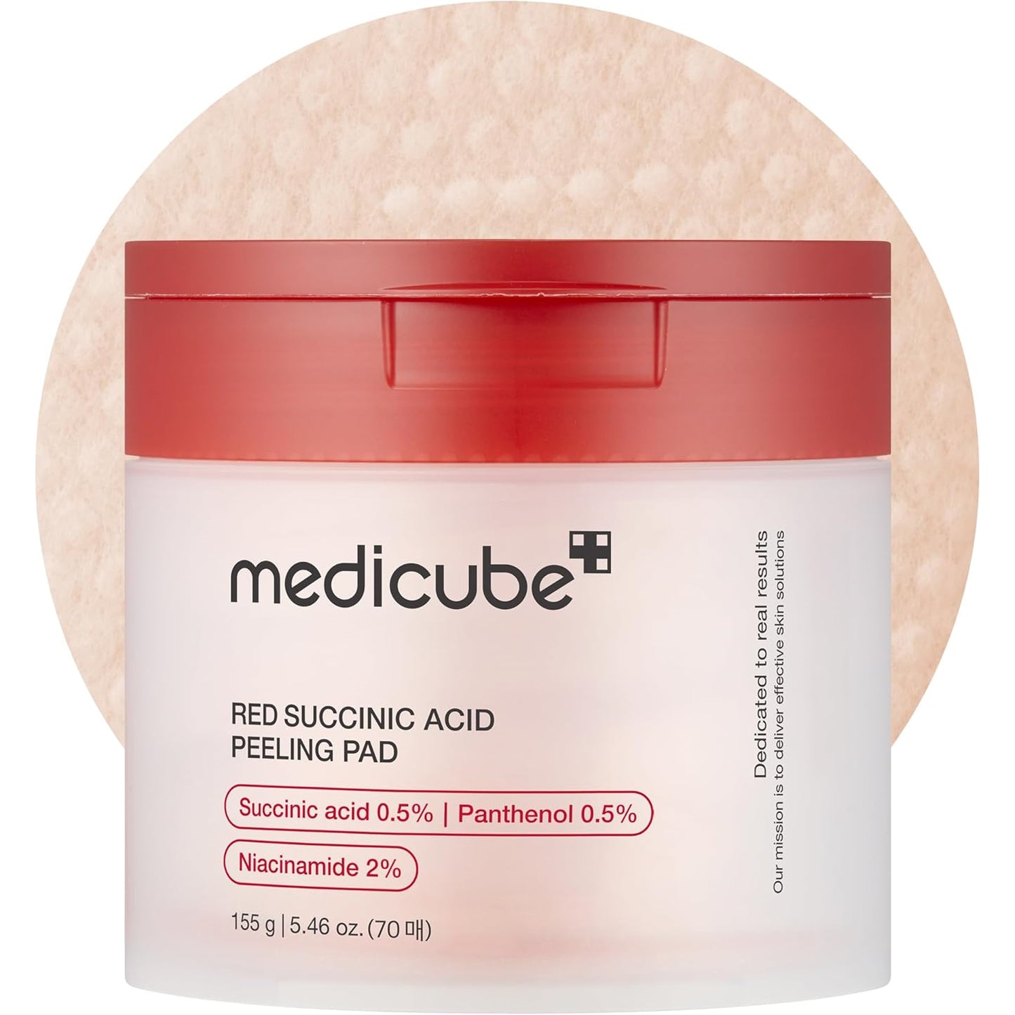 Medicube Red Succinic Acid Panthenol Facial Peeling Pads