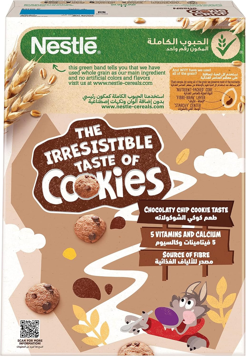 Nestle Cookie Crisp Chocolate Chip Breakfast Cereal 375g