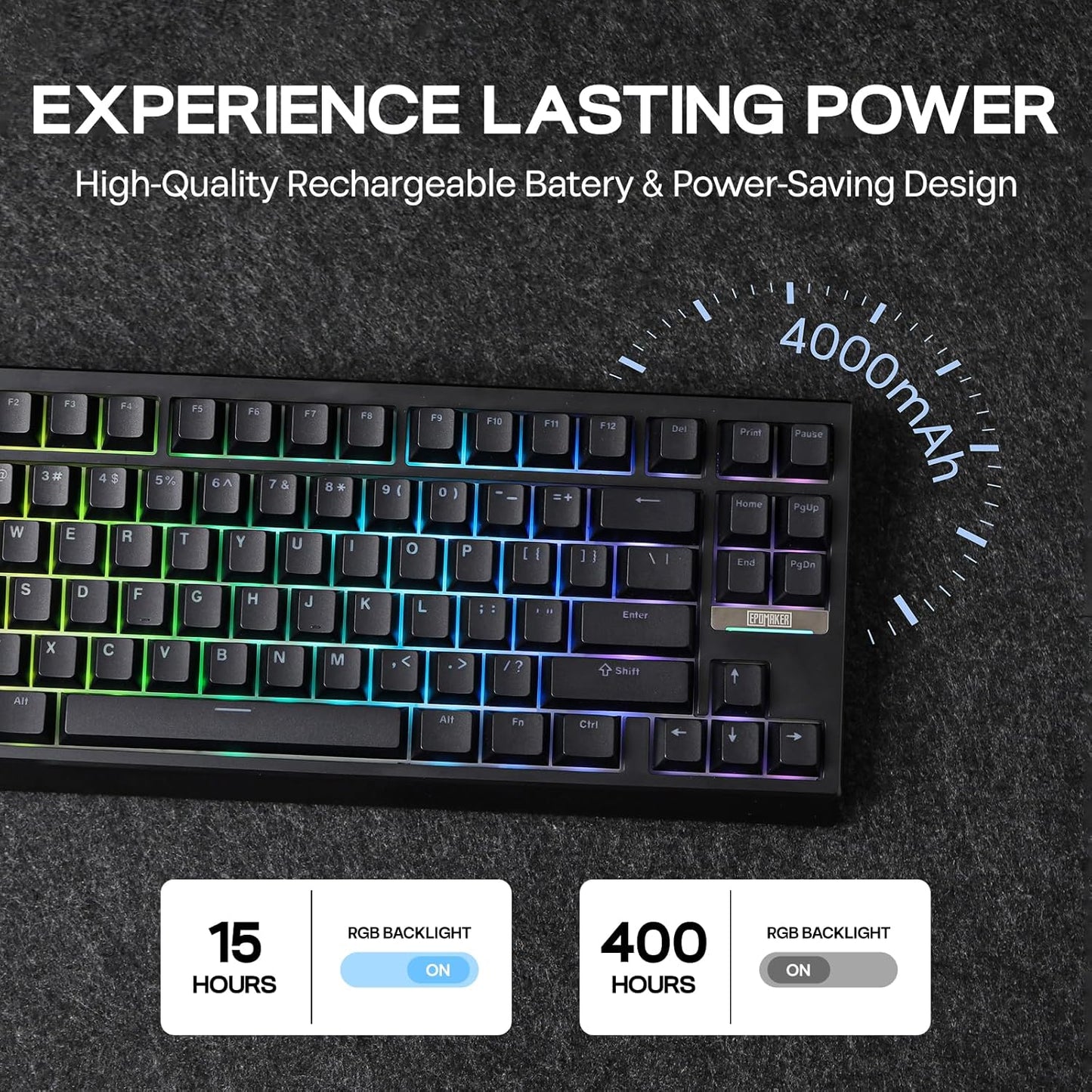 EPOMAKER G84 80% RGB Gaming Mechanical Keyboard
