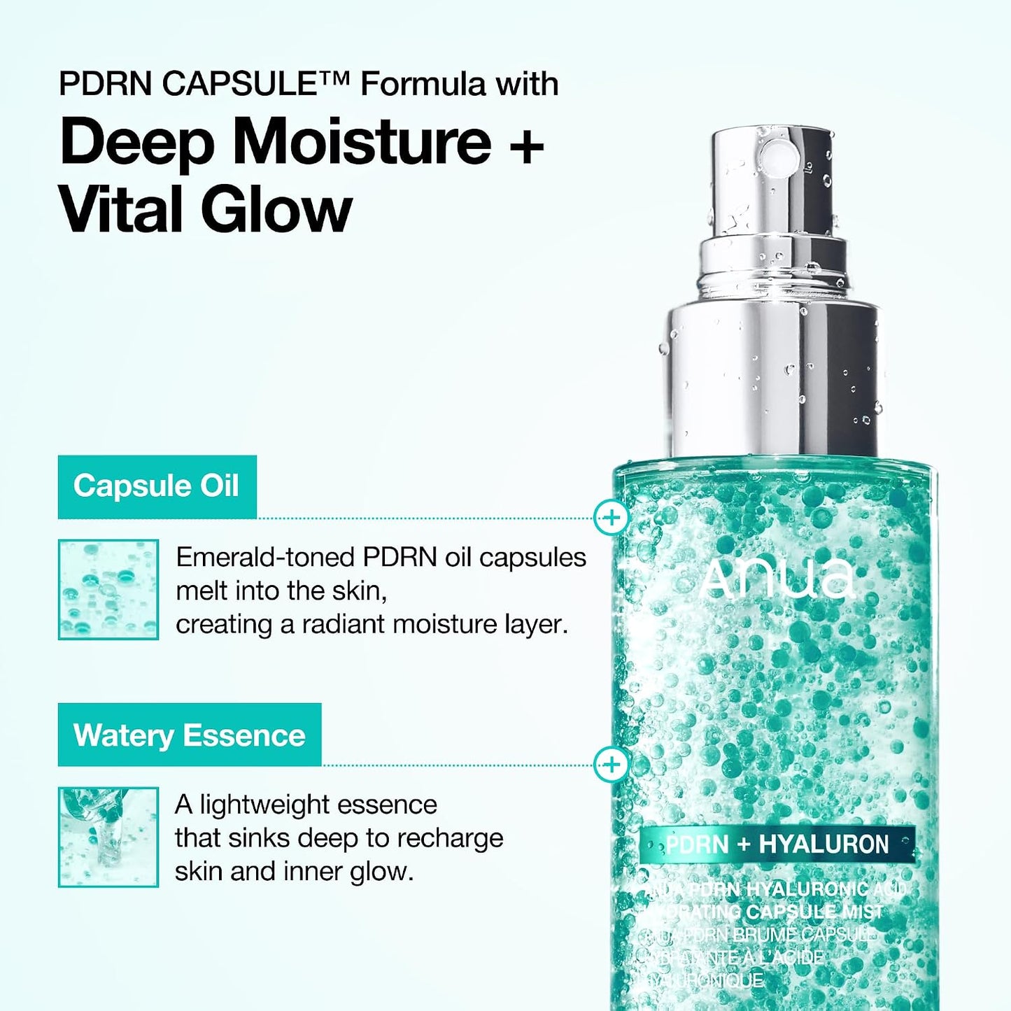 Anua PDRN Collagen Glow Facial Serum Spray 100 ml