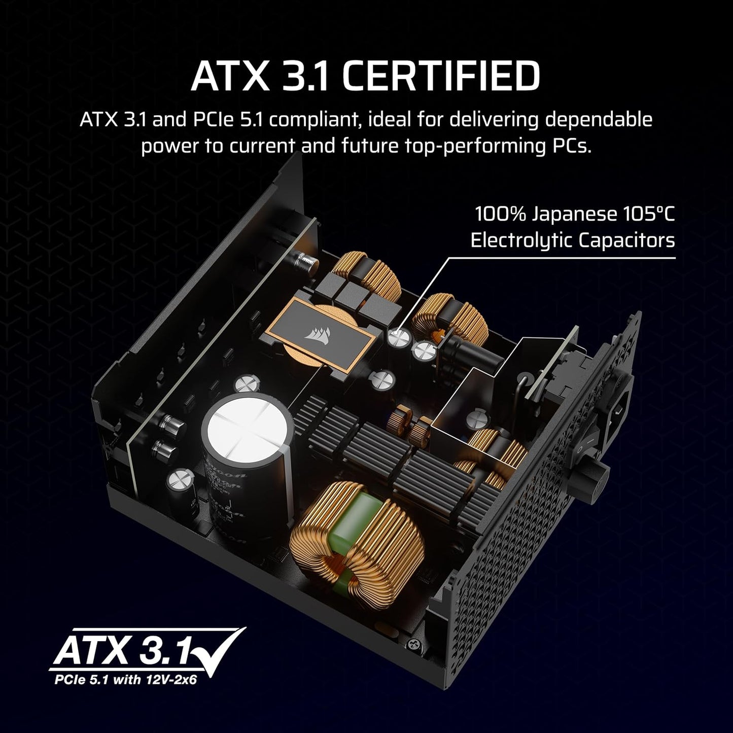 CORSAIR RM850x Fully Modular Low-Noise ATX Power Supply