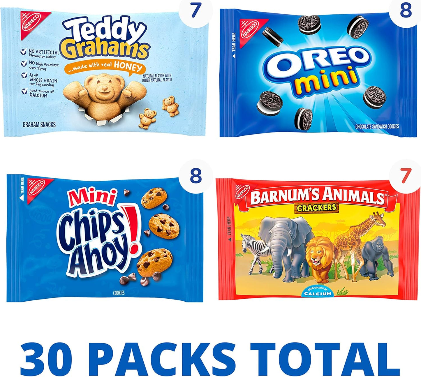 Nabisco Team Favorites Variety Pack 30 Snack Packs
