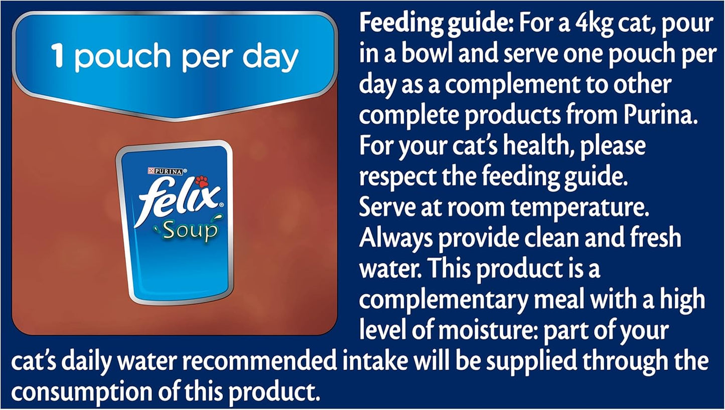 شرائح شوربة فيليكس الطرية 6 × 48 غرام