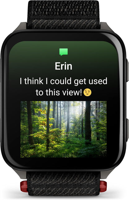 GARMIN Venu® X1 - Black with Slate Titanium Caseback and Black ComfortFit Nylon Band