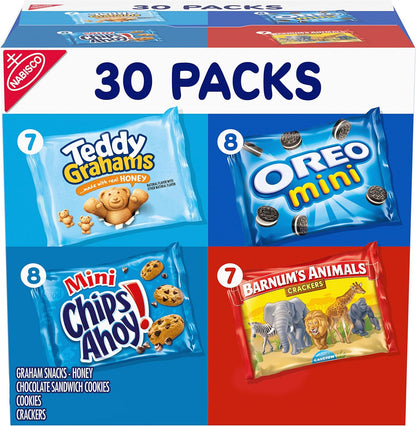 Nabisco Team Favorites Variety Pack 30 Snack Packs