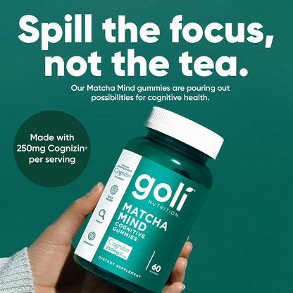 Goli Matcha Mind Gummies - Pack of 60
