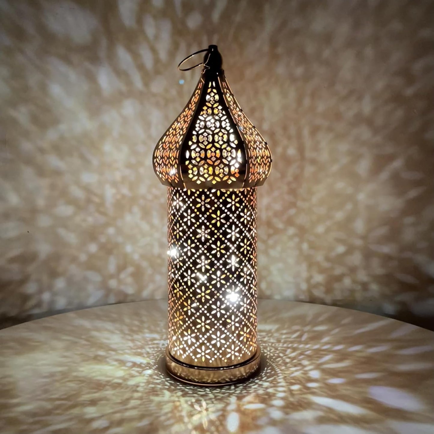 Temple Moroccan Lantern Lamp Decorative Candle Holders for Ramadan Decorations