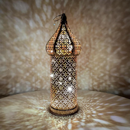 Temple Moroccan Lantern Lamp Decorative Candle Holders for Ramadan Decorations