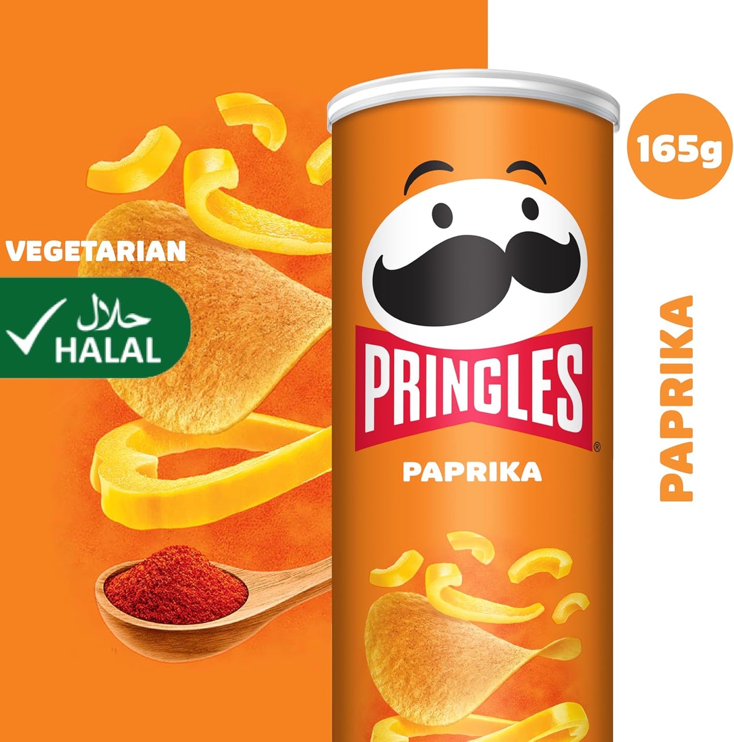 برينجلز بابريكا 165 غرام