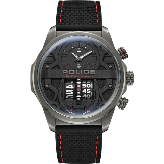 Police Rotorcrom Gents Watch With Silicone Strap