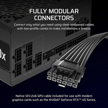 CORSAIR RM850x Fully Modular Low-Noise ATX Power Supply