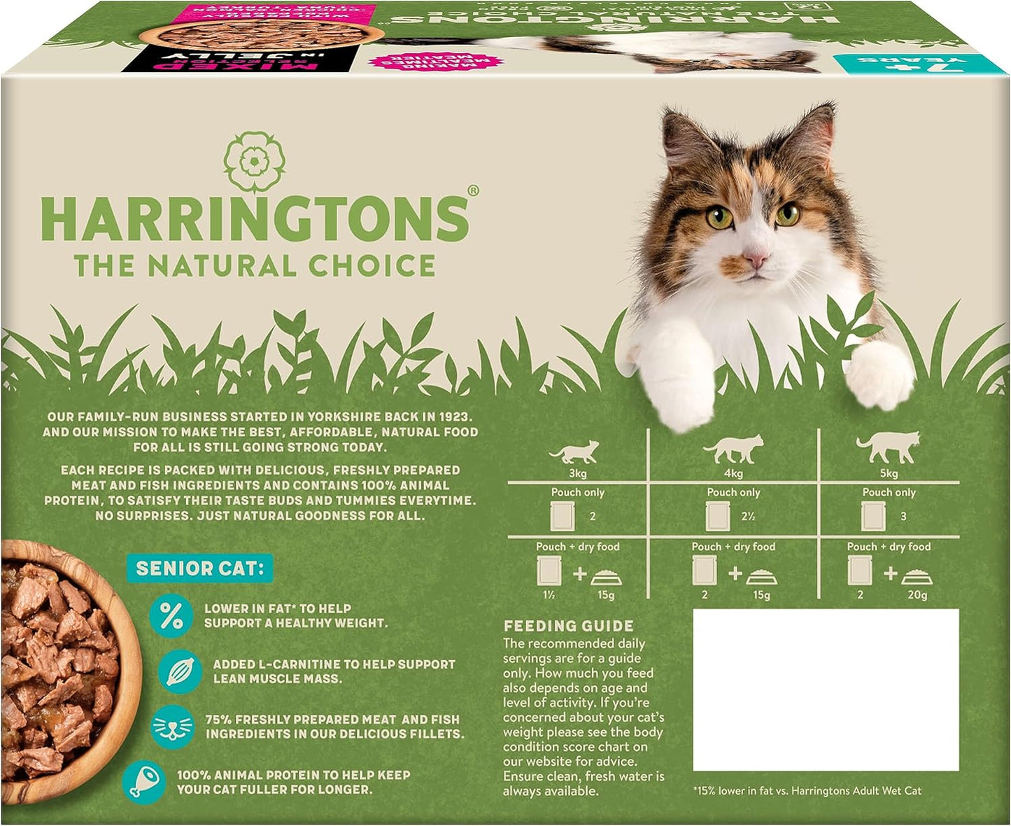 Harringtons Complete Wet Pouch Grain Free Pack 72x85g