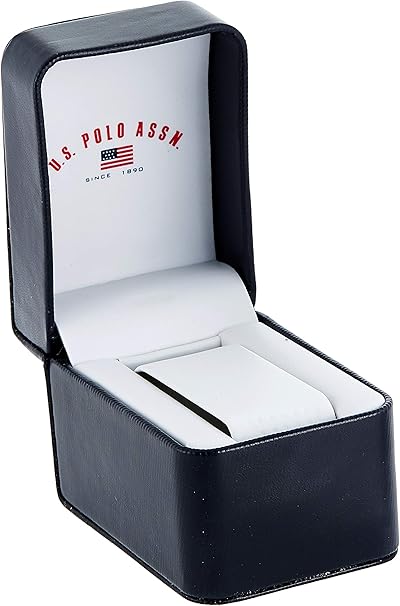 MEN'S SILVERTONE BRACELET WATCH WITH BLUE DIAL