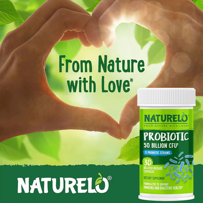 مكمل بروبيوتيك من ناتشوريلو - 30 كبسولة نباتية