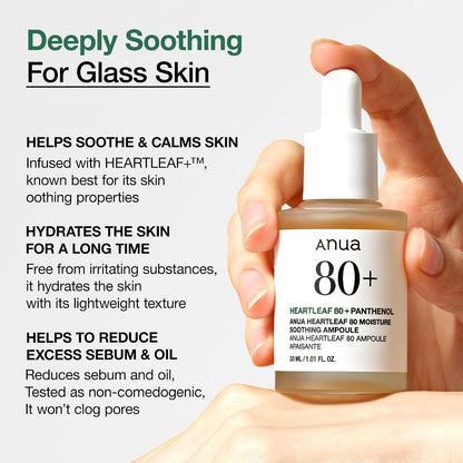 Anua Heartleaf 80 Soothing Ampoule 30ml