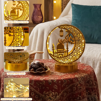 زينة رمضانية، مصباح طاولة على شكل هلال