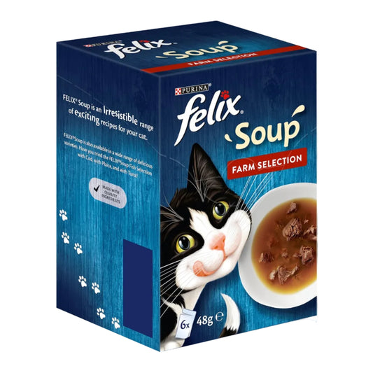 شرائح شوربة فيليكس الطرية 6 × 48 غرام