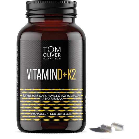 توم أوليفر للتغذية - فيتامين د K2 (60 قرصًا)