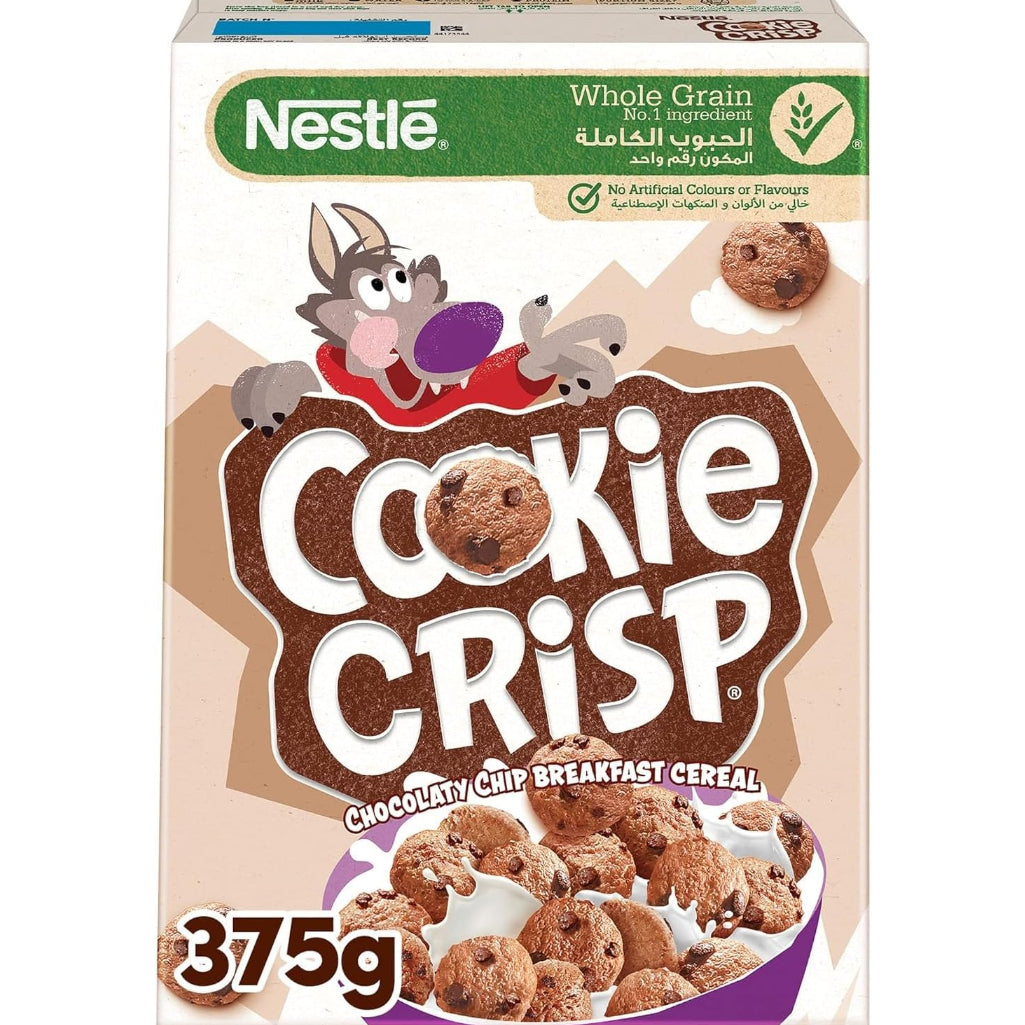 Nestle Cookie Crisp Chocolate Chip Breakfast Cereal 375g