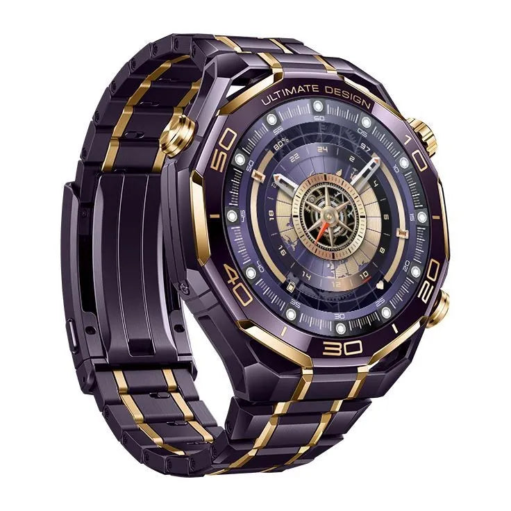 Huawei Watch Ultimate Design Smartwatch - Royal Purple and Gold Edition