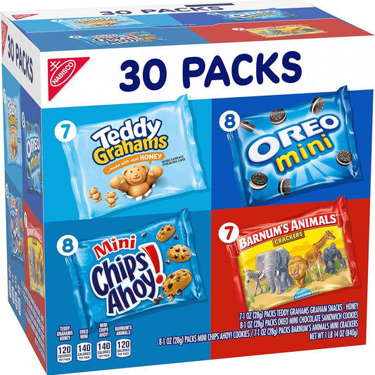 Nabisco Team Favorites Variety Pack 30 Snack Packs