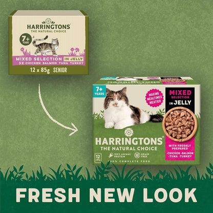 Harringtons Complete Wet Pouch Grain Free Pack 72x85g